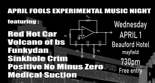 April Fools Experimental Music Night at Beauford Hotel, Mayfield